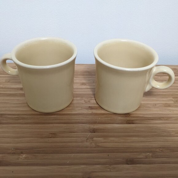 Pair of Fiestaware Ivory Mugs – Discontinued Color - Picture 2 of 4